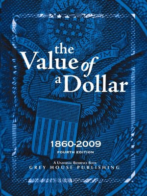 cover image of The Value of a Dollar 1860-2009